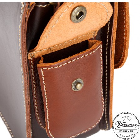 Кожаная  сумка "Виктория" (коричневая)